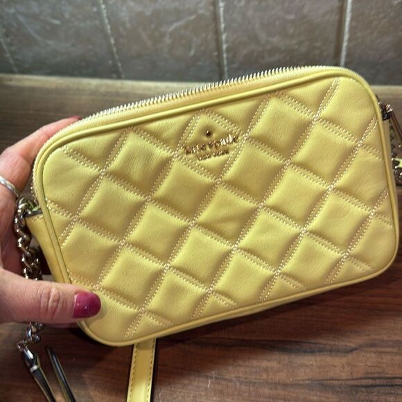 Kate Spade New York Frosty Lime Natalia
Quilted Leather Crossbody Bag - Picture 7 of 14